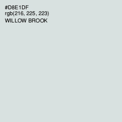 #D8E1DF - Willow Brook Color Image